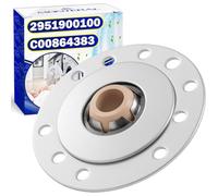 Posteriore Cuscinetto Tamburo per Asciugatrice con Codice Originale 2951900100 2959400200 per Beko C00864383 per Whirlpool 692490061 per Smeg 81851133 per Küppersbusch - Garanzia di 10 Anni - MONTERAL