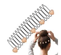 Posteriore della fascia per capelli, banda per capelli posteriori slick, Fixer acconciatura in lega carina che domina la fascia, Strumento di pettine per pettine per capelli alla moda per sport, viagg