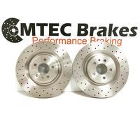 Posteriore Dischi Freno Forati Set Per Audi A6 A8 S6 S7 R8 356mm (Ed)