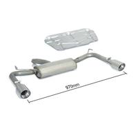 Posteriore terminale rotondo RAGAZZON Alfa Romeo GIULIETTA 1.4 TB 125kw