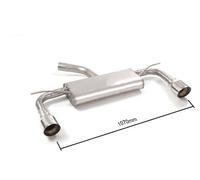 Centrale ant + Centrale + tubo post 76mm Ragazzon VW Golf 7.5 2.0 GTI 180 kw
