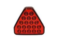 Posteriore Fanale Posteriore Luci Luci Sicurezza Arresto Auto F1 Luce Triangolare Sportiva Posteriore Terza Luce Freno Coda Automatica Avvertimento Lampada Segnalazione Freno 12V ( Colore : Red Shell