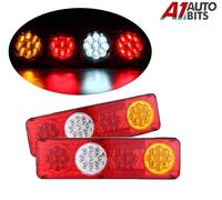 Posteriore Frecce 2x 12v 36 LED Rimorchio Camion Bus Van Stop Reverse Lampada