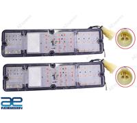 Posteriore Freno Lampada Coda Luce Set LED Trasparente Lens Suzuki Samurai SJ410