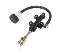 Posteriore Freno Maestro Cilindro Pompa Con Serbatoio per Moto Nero