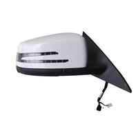 Posteriore Gruppo Specchio Per Benz Per Classe C W204 C180 C200 C260 C280 C300 Specchietto Laterale Riscaldato Con Luce Di Pozzanghera E Memoria Ripiegabile(BIANCO,Giusto)