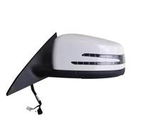 Posteriore Gruppo Specchio Per Benz Per Classe C W204 C180 C200 C260 C280 C300 Specchietto Laterale Riscaldato Con Luce Di Pozzanghera E Memoria Ripiegabile(BIANCO,Sinistra)