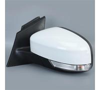 Posteriore Gruppo Specchio Specchietto Retrovisore Laterale Versio Per Focus 3 Mk3 2011 2012-2018 Con Lente In Vetro Riscaldata Elettricamente Indicatore Di Direzione(BIANCO,6 pins left)