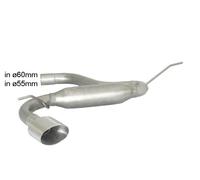Posteriore inox con terminale ovale Audi A3 (typ 8V/8VA)(2883)