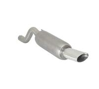 Posteriore inox con terminale ovale Fiat Grande Punto +(1036)
