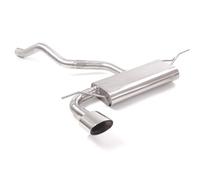 Posteriore inox con terminale ovale Seat Leon Mk3 (5F)(4963)