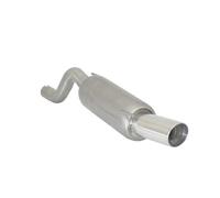 Posteriore inox con terminale rotondo Fiat Grande Punto +(1088)