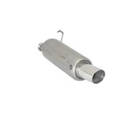 Posteriore inox con terminale rotondo Peugeot 206 cc