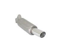 Posteriore inox con terminale rotondo Renault Twingo Mk2 2007>>2014(1067)