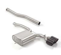 Posteriore inox con terminali rotondi 2x100 mm Ragazzon Mini JCW 170kW 2020