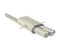 58.0330.63#3 MINI R56 POSTERIORE INOX CON TERMINALI ROTONDI CENTRALI 2X90 MM Rag