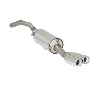 Posteriore inox con terminali rotondi Seat Ibiza Mk4 (6J)