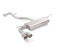 Posteriore inox con terminali rotondi Seat Leon Mk3 (5F)
