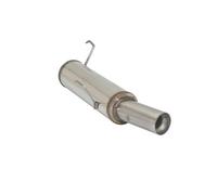 Peugeot Posteriore inox Gr. N con terminale rotondo 80 mm
