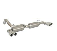 Posteriore inox sdoppiato con terminali Abarth 500 / 595