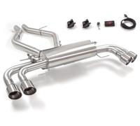 Posteriore inox sdoppiato con terminali Alfa Romeo Stelvio(949) 2017>>(4592)