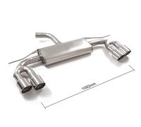 Posteriore inox sdoppiato con terminali Audi A3 (typ 8Y(6697)