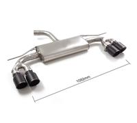 Posteriore inox sdoppiato con terminali Audi A3 (typ 8Y(6698)