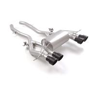 Posteriore inox sdoppiato con terminali BMW M4(6462)