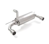 BMW Posteriore inox sdoppiato con terminali rotondi 2 / 90 mm