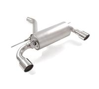 BMW Posteriore inox sdoppiato con terminali rotondi 2 / 102 mm Sport Line