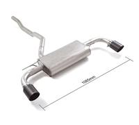 Posteriore inox sdoppiato con terminali BMW Serie1 F40 2019>>2024(6613)