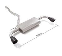 Posteriore inox sdoppiato con terminali BMW Serie1 F40 2019>>2024(6615)