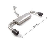 Posteriore inox sdoppiato con terminali Ford Focus Mk4 (typ(6564)