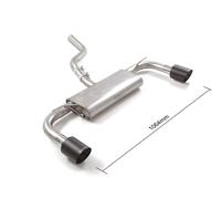Posteriore inox sdoppiato con terminali Ford Focus Mk4 (typ(7063)