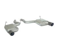 50.0563.71#2 FORD MUSTANG VI 2015>> POSTERIORE INOX SDOPPIATO CON TERMINALI ROTO