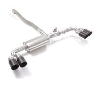 Posteriore inox sdoppiato con terminali Mercedes Classe A(W177) 2018>>(5306)