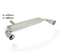 Posteriore inox sdoppiato con terminali Mini R60 Countryman 2010>>2016(2821)