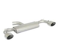 Seat Posteriore inox sdoppiato con terminali ovali 2 / 135x90 mm Sport Line