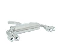Posteriore inox sdoppiato con terminali Volkswagen Golf Mk5 (typ