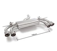 Posteriore inox sdoppiato con terminali Volkswagen Golf Mk7.5 (typ(5084)