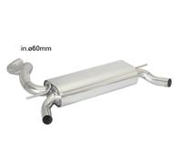 58.0614.00#1 RENAULT CLIO IV POSTERIORE INOX SDOPPIATO PER TERMINALI ESTETICI OR