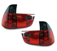 Posteriore Luci Coppia Rosso Fumo Cristallo Stile Per BMW X5 E53 2000 - 2006