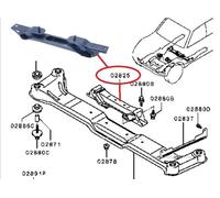 Posteriore Motore Supporto Montaggio Per Mitsubishi Shogun/Pajero 3.2DID ( Atm )