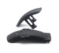 Posteriore Parafango Per CG125 Moto Nero Opaco Metallo Retro Parafango Anteriore E Posteriore Parafango Copertura Ruota Posteriore Paraspruzzi Fender Protezione(Front and Rear)