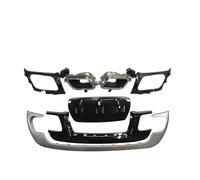 Posteriore Paraurto Diffusore Posteriore Labbro Paraurti Per Land Per Rover Per Range Per Rover Per Velar 2017-2023 Coda Punta Silenziatore Tubo Scarico Spoiler Staffa(D'argento)