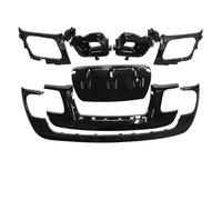 Posteriore Paraurto Diffusore Posteriore Labbro Paraurti Per Land Per Rover Per Range Per Rover Per Velar 2017-2023 Coda Punta Silenziatore Tubo Scarico Spoiler Staffa(Nero)