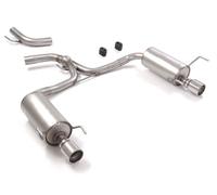 Posteriore inox sdoppiato con terminali Alfa Romeo 159(1130)