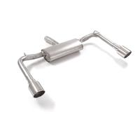 Posteriore inox sdoppiato con terminali Alfa Romeo Giulietta(940) 2010>>20(3302)