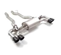 BMW Posteriore inox sdoppiato con terminali rotondi 4 / 102 mm Sport Line