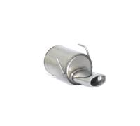 Posteriore inox con terminale ovale Fiat 500 (typ312) 2007>>